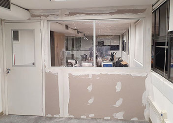 Divisória de gesso drywall da HF Divisórias