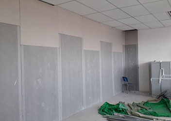 Divisória de gesso drywall da HF Divisórias